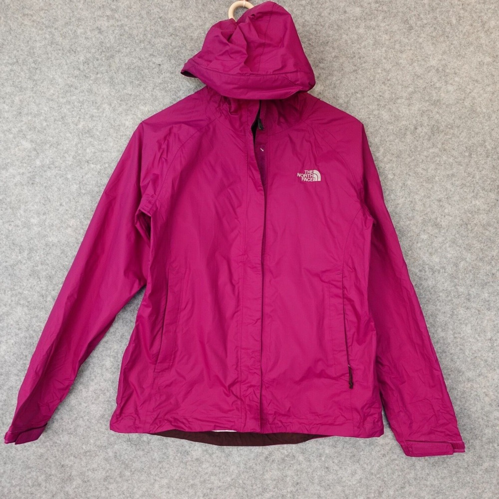 The North Face Venture Rain Jacket Women S Purple Hyvent 2.5L Hoodie Sealed Seam